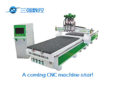 三強雙工位數控開料機